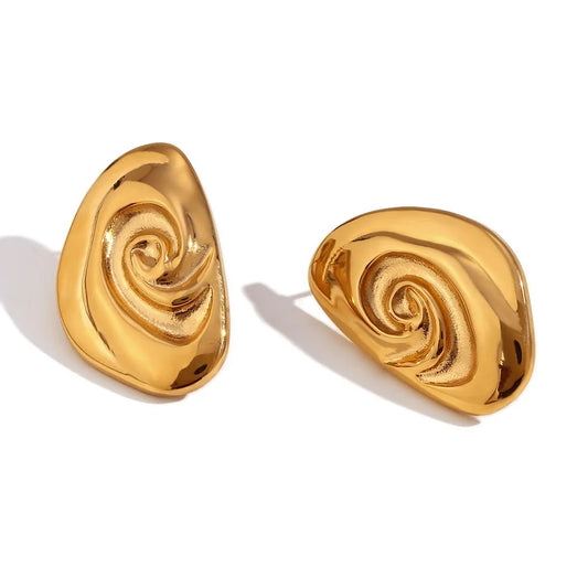 Spiral Chunky Earring