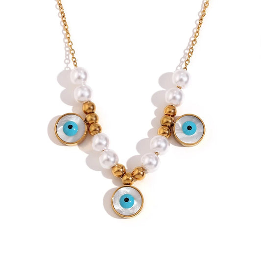 Nazar Pearl Necklace